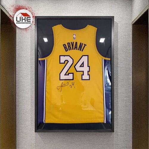 Aluminum Jersey Photo Frame Wall Decor Jersey Frame Display Souvenir Collect Frame Wall Hanging Custom Frame ask us real freight
