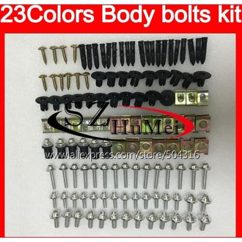 Fairing bolts full screw kit For YAMAHA R6 YZFR6 06 07 YZF-R6 06-07 YZF600 YZF 600 YZF R6 2006 2007 Windscreen bolt screws Nuts
