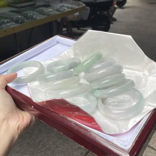 Free Shipping Big Size 68~70mm Natural Green Jade Jadeite Nephrite Bangles Hand Adult Stone Bangle Bracelet Jewelry Bracelet