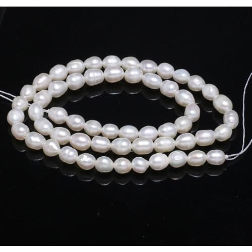 Natural Frshwater Pearl Beads Irregular White Pearls Loose Beads for Jewelry Making DIY Charm Bracelet Necklace Accessories
