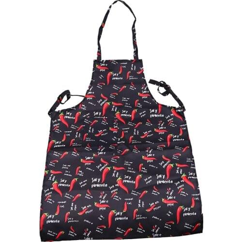Chef Apron with Pockets Waiter Kitchen Cooking Apron Polyester Bib Dress for Restaurant Baking Womens Mens Waiter Supplies