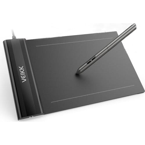 VEIKK S640 Graphics Drawing Tablet 6*4 Inch Tablet With Battery-free Pen Digital Pen 8192 Levels Writing Pad Board for kid Gift