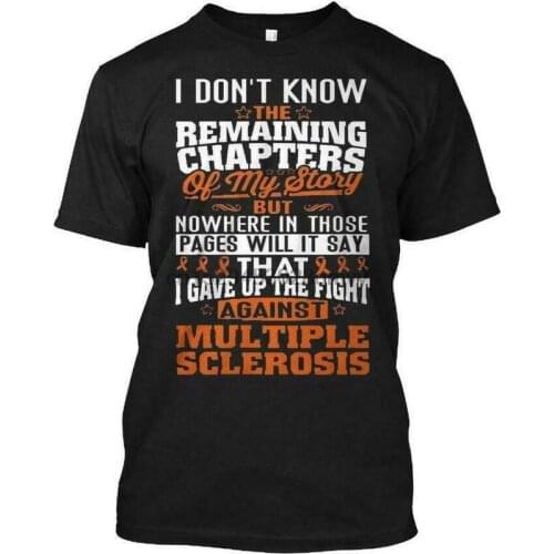 Must-have Multiple Sclerosis Awareness - I Dont Know Tee T-Shirt Unisex cotton