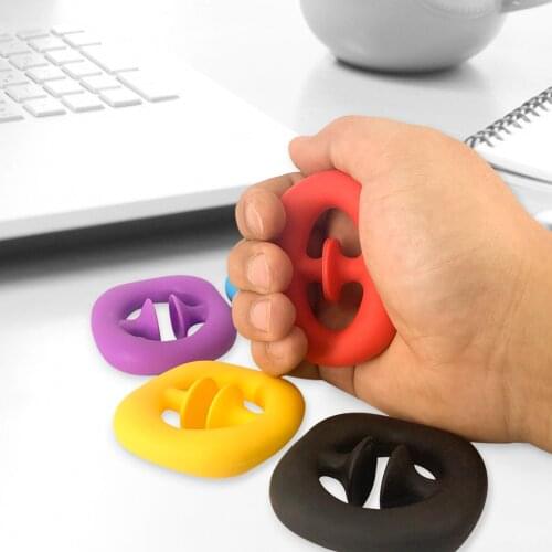 EVA Finger Hand Grip Stress Relief Toy Adult Child Anti-stress Depression Fidget Toys Gifts Funny Finger Fitness Tool for Adults