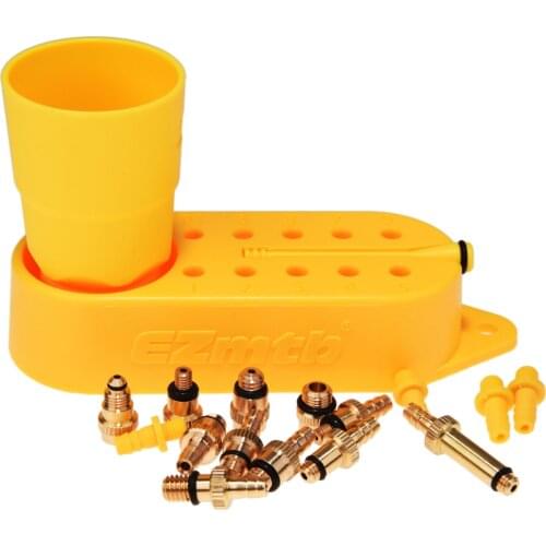 Bleeder Kit MTB Brake Bleeding Adapter Kit Bike Hydraulic Disc Brake Bleed Tool for Bicycle Bike Mineral Oil Fluid Set