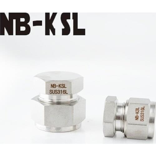 NB-KSL C-type stainless steel 316 end plug End Pipe Fitting Nipple free shipping