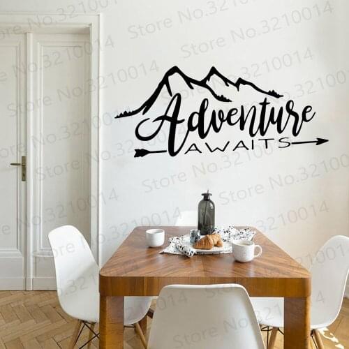 Creative adventure awaits Nursery Wall Stickers Vinyl Art Decals For Bedroom Decoration Vinyl Art Decal adesivo de parede PW464