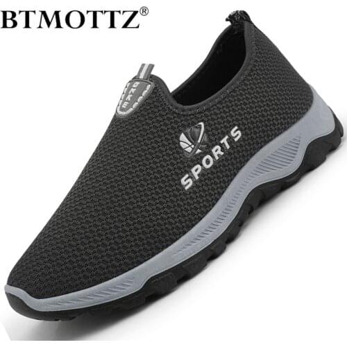 Mesh Men Casual Shoes Summer Breathable Men Sneakers Slip on Mens Loafers Outdoor Comfortable Walking Shoes Zapatillas Hombre