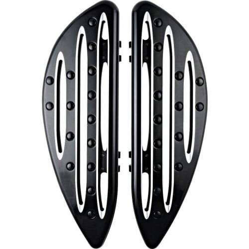 Motorcycle CNC Front Driver Floor Board Pedal Floorboards Foot Pegs Compatibility for Harley