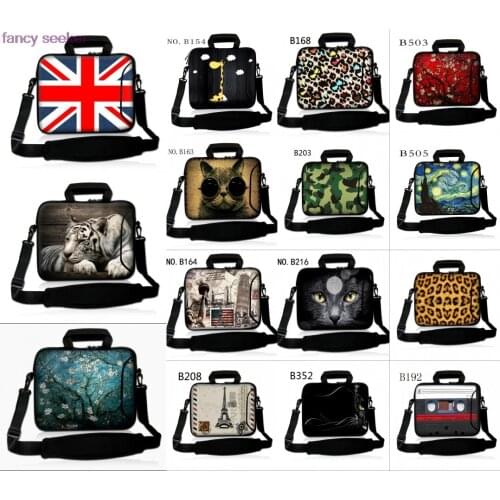 Laptop Shoulder Bag Notebook Carry Case sleeve Computer Cover For 10.1" 11.6" 13.3" 14" 15.4" 15.6" 17.3" 17.4" Laptop Tablet