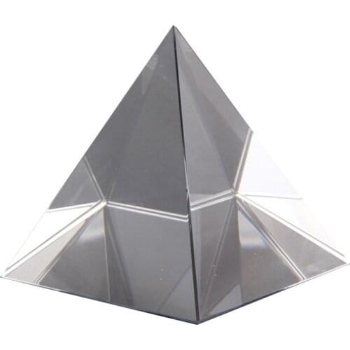 Prism Optical Glass Pyramid 40mm High Rectangular Polyhedron Suitable for Teaching Experiments