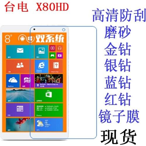 Clear Screen Protector Anti-Fingerprint Soft Protective Film For Teclast x80HD 8 inch Tablet Retail Package