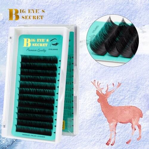 Big Eyes Secret Lashes Extension C D L curl False Eye Lashes Individual Eyelashes Faux Mink Eyelash Extension