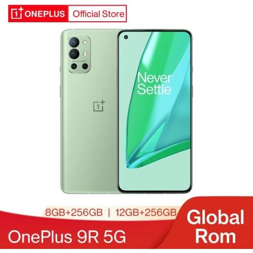 Global Rom OnePlus 9R 9 R 5G Smartphone 8GB 256GB Snapdragon 870 120Hz AMOLED Display 65W Warp Charge NFC OnePlus Official Store