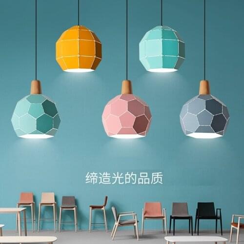 Modern Nordic AMBIT Pendant Lights Denmark Colored Macaron Aluminum LED pendant lamp Kitchen Restaurant Light Ceiling Fixtures
