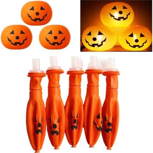 Pumpkin Shape Luminous Inflatable Balloon Halloween Decoration Inflatable Pumpkin Lantern For Terraces Gardens Lawns Navidad