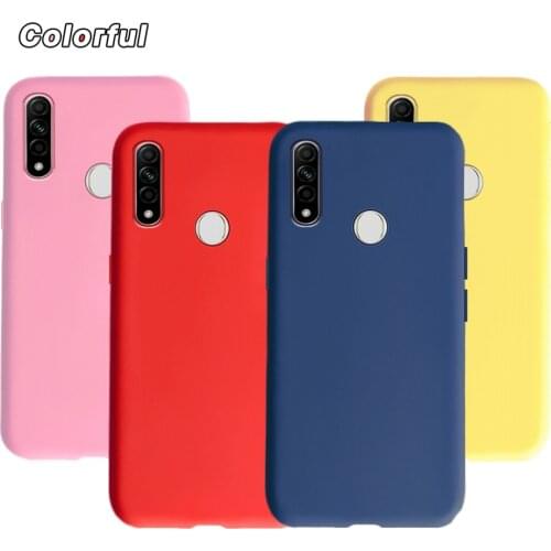 Thin Soft Case For OPPO Reno2 F 3 ACE Realme X2 Pro XT Liquid Silicone Matte Cover Candy TPU Phone Case For Find X2 X2Pro Bumper