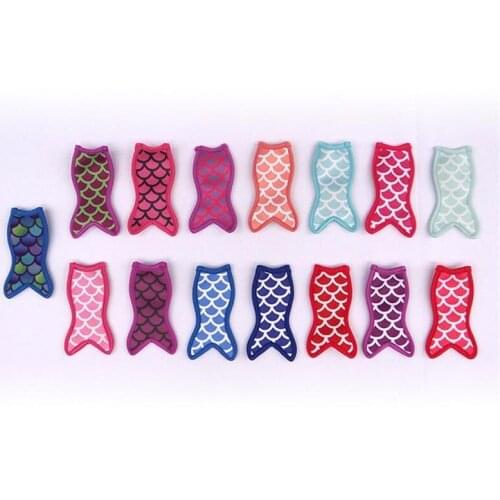 150pcs/lot Ice Cream Holders Cute Mermaid Printing Sublimated Freezer Pop Popsicle Sleeves For Kids Summer Lily Kitchen Tools