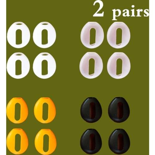 2pairs/4pcs Dustproof Cover For AirPods Bluetooth Earphone No-pain Soft Silicone Replacement Protector Ear pads For Headphone