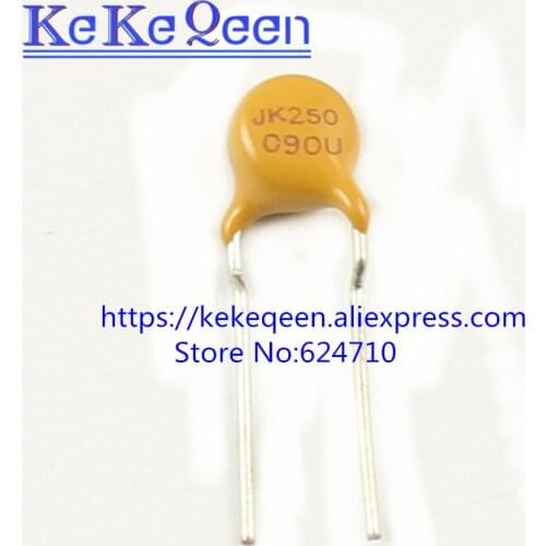 50PCS/LOT Recovery Fuse PPTC JK250-090U 250V 90MA 0.09A PTC Original Authentic