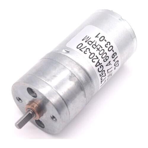 600RPM 7.4V 370 3.0MM Shaft Motor For 1/24 1/16 RC Truck JJRC Q65 WPL C14