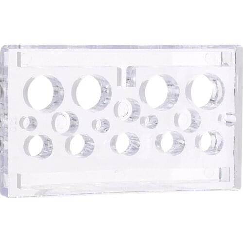 16 Holes Acrylic Acrylic Pigment Ink Cap Cup Clear Holder Stand
