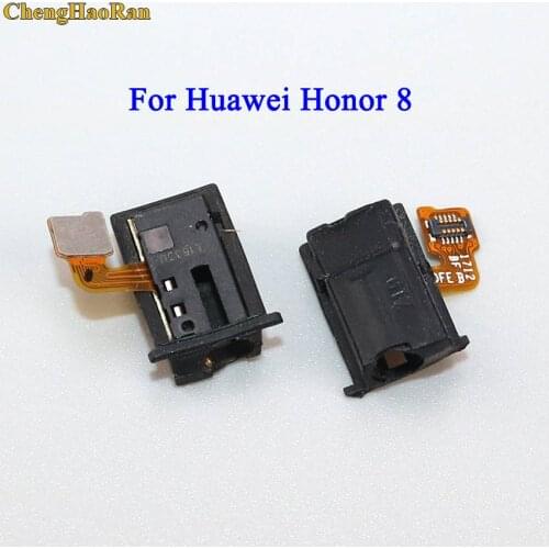 ChengHaoRan 1pcs For Huawei Honor 8 Audio Earphone Jack Flex Cable Part connector for Honor8