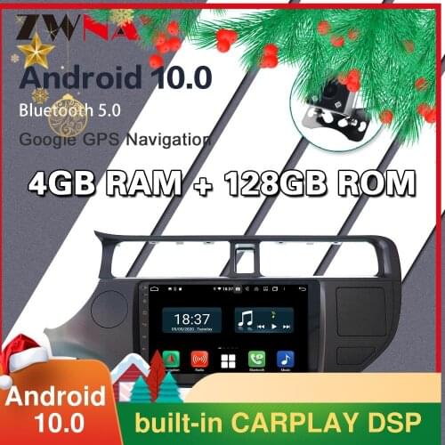4G 128G Android 10 2 Din Car Multimedia Player Autoradio For Kia RIO K3 2011-2014 Navigation GPS WIFI head unit car stereo