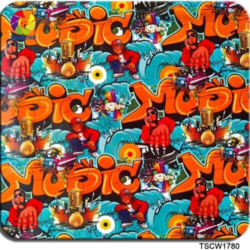 Free shipping 0.5mX2m/10m TSCY1780 water transfer printing hydro dipping film