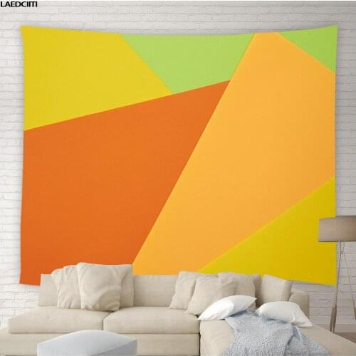 Colorful Geometric Striped Tapestry Modern Simple Abstract Pattern Background Wall Hanging Cloth Living Room Bedroom Home Decor