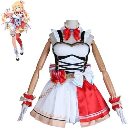 Hololive VTB Idol Youtuber Akai Haato Cosplay Costumes Women Cute Dance Dress Halloween Carnival Uniforms Custom Made