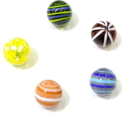 Custom 16mm Glass Marbles Balls Charms Home Decor For Fish Tank Vase Aquarium Game Pinball Machine Toys For Kids Children 5PCS