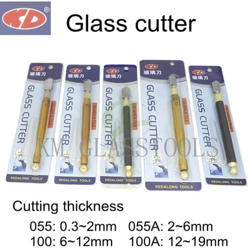 KD Glass knife, Cut the glass thickness 0.3~2mm/2~6mm/6~12mm/12~19mm