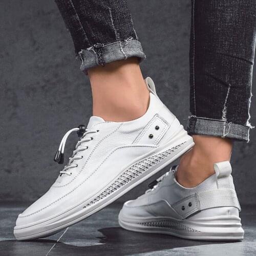 Sneaker Casual Shoes Casual Male Shoe Shoes Men 2020 New Breathable Mens Hot Sale Fashion Sport Black For Leather Man Sneakers