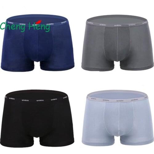 CHENG HENG Fashion New High Quality Mid-rise mens underwear modal fine-brimmed mens underwear breathable sexy boyshort