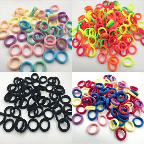 2019 New 50pcs/Lot Child Baby Kids Ponytail Holders Hair Accessories For Girls Fashion Rubber Bands Tie Accessories
