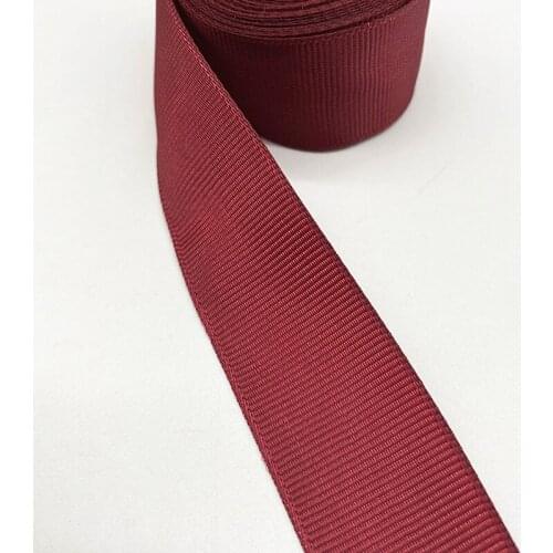 New 5yards 6-38mm Grosgrain Satin Ribbons for Wedding Christmas Party Decorations DIY Bow Craft Ribbons Supplies# 25