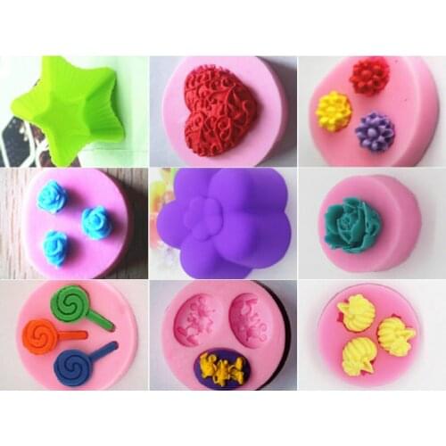 Wholesale,free shipping , 1 pcs Silicone small Pudding jelly mould /chocolate mold/soap diybaking tool