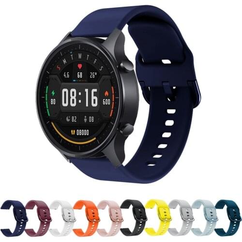For Xiaomi MI Watch Color Strap Silicone Wristband Bracelet 22mm Watchband For Xiaomi Smart Mi Watch Color sports edition correa