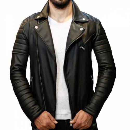 2020 Season Male Slım Fit Cut Faux Leather Coats Jacket h4754