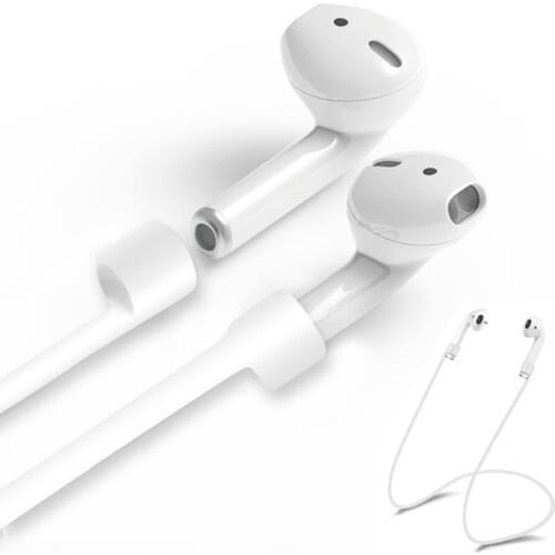 Anti Lost Silicone Strap Loop Cable Cord String for Airpods Air Pods Wireless Bluetooth Headphone for Earpods Accessories