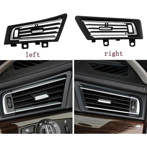 Left Right Car Styling Air Conditioning Vent frame cover Stickers trim Air outlet panel for BMW 7 series F02 Auto Accessories