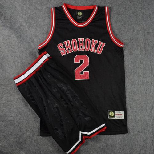 Anime SLAM Jerseys Shohoku NO.2 Ayako Inoue Basketball Jersey Sets (Tops + Shorts) Men Sport Uniforms Anime Cosplay Costume