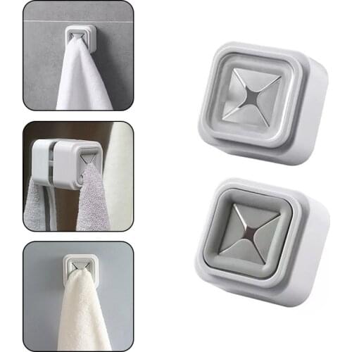Punch free Towel Plug Holder Rack Transparent Suction Wall Sucker Hanger Waterproof Adhesive Heavy Load Rack Organizer