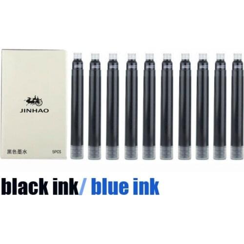 20 PCS JINHAO HIGH QUALITY INK CARTRIDGES BLUE INK AND BLACK INK FOR FOUNTAIN PEN