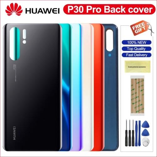 Battery Back Cover For Huawei P30 Pro Battery Cover With Camera Lens Repair Parts For HUAWEI P30 Pro Housing Case