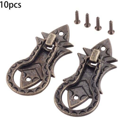 10PCS Vintage Furniture Handle Gourd Knobs and Handles Door Handle Cupboard Drawer Kitchen Pull Knob Furniture Hardware