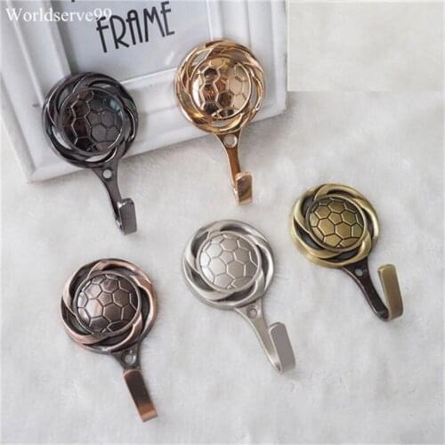 2016 Metal Curtain Tie Back Tieback Holders Hollow Alloy Wall Hooks Hanger Home Decor