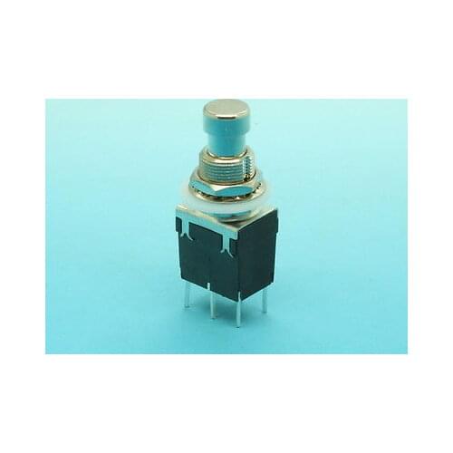 2 x 6-Pin DPDT Latching Foot Switch PCB Mount for Guitar Effects Pedal NEW