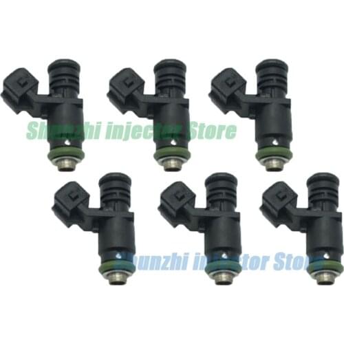 6pcs Fuel Injector Nozzle For pegeot 405 KIA OEM:9301N07824 5WY-2817A 5WY2817A 5WY 2817A